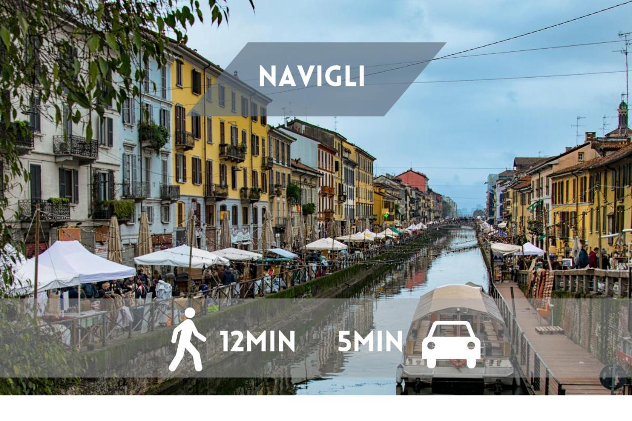 Ferienwohnung Loft Duomo Navigli 12 Min A Piedi Mailand Exterior foto